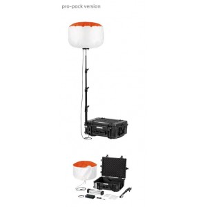 Airstar - Lighting Balloons, a battery powered LED lighting balloon, suitable for mobile operations, sriocco LED 6000 lm